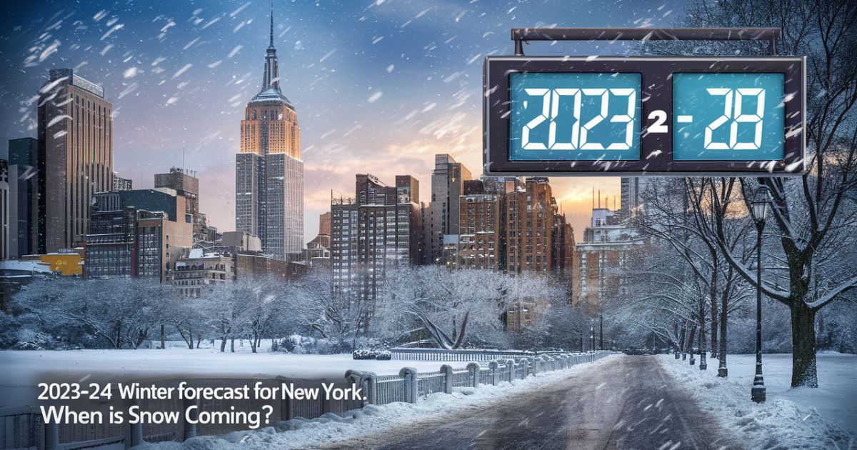 2023-24 Winter Forecast For New York: When Is Snow Coming