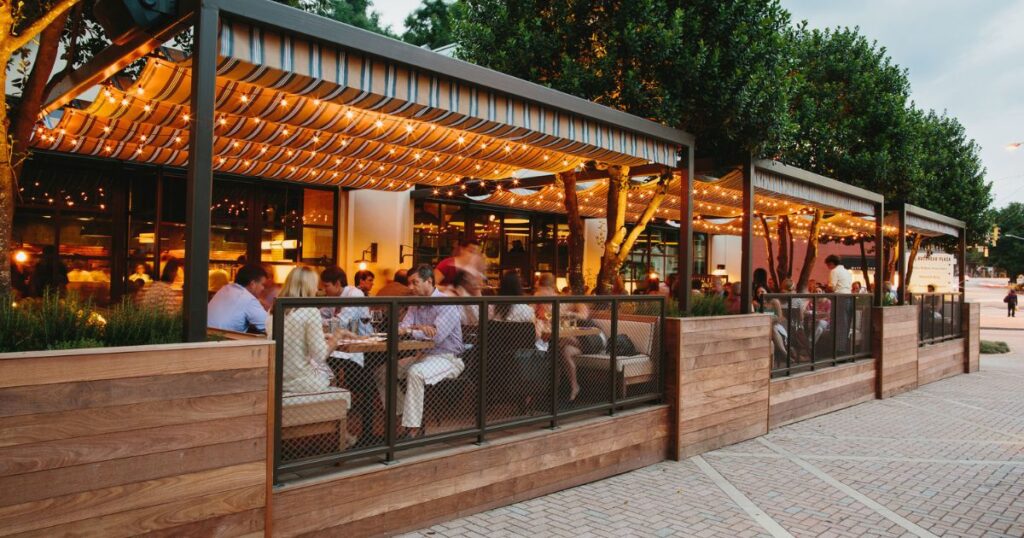 The Acre outdoor restaurant image by Dani Meyering
